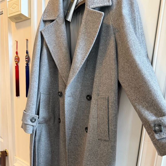 Loro Piana Gray Wool Coat - Picture 2 of 16